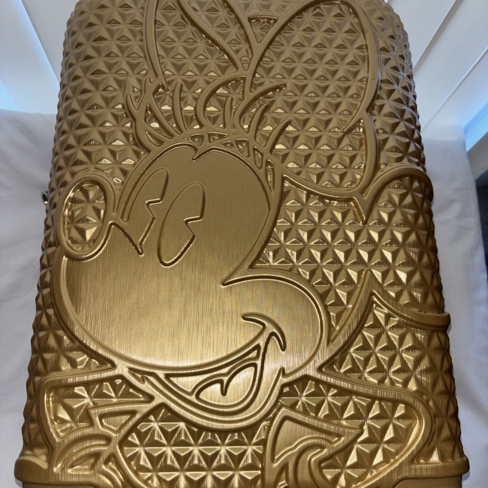 Disney Minnie Mouse FŪL 21" Luggage Spinner Rose Gold - Picture 9 of 9